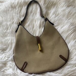 Elegant Tan and Brown Women's Bag